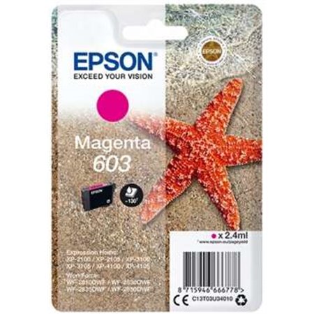 Tinteiro original Epson 603 Magenta - C13T03U34010