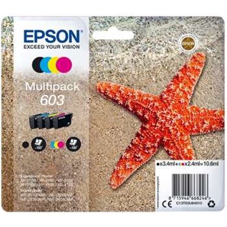 Epson 603 Tinteiro original Pack de 4 - C13T03U64010