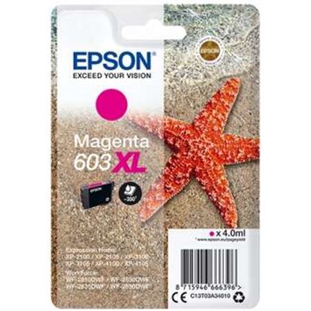 Tinteiro original Epson 603XL Magenta - C13T03A34010