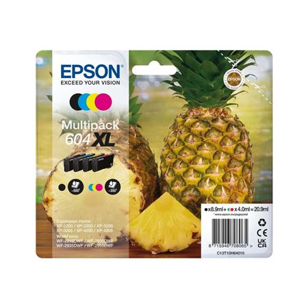Epson 604XL 4-Pack Tinteiros originais - C13T10H64010