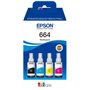 Epson 664 Pack de 4 frascos de tinta originais C13T664640