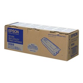 Toner original preto Epson Aculaser M2400/MX20 - C13S050584/C13S050582