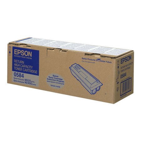 Toner original preto Epson Aculaser M2400/MX20 - C13S050584/C13S050582