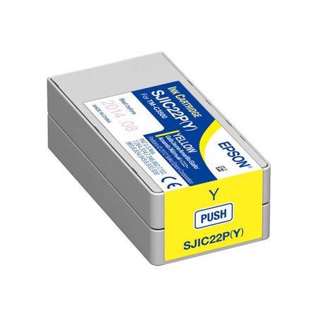 Tinteiro original amarelo Epson SJIC22P - C33S020604/SJIC22P(Y)
