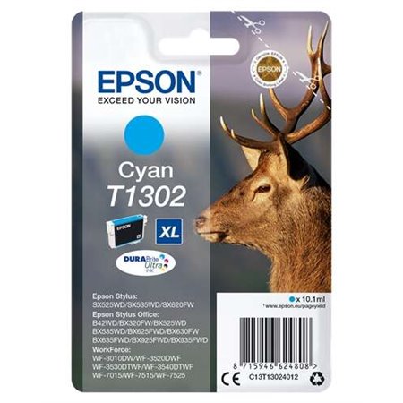 Tinteiro original Epson T1302 Ciano - C13T13024012