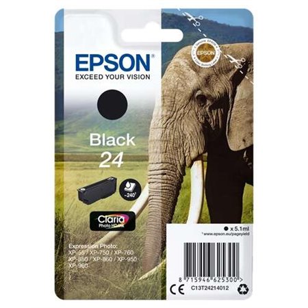 Tinteiro original preto Epson T2421 (24) - C13T24214012