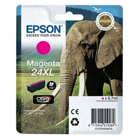 Tinteiro original Epson T2433 (24XL) Magenta - C13T24334012