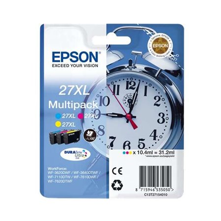 Epson T2715 (27XL) Pack de 3 Tinteiros originais - C13T27154012
