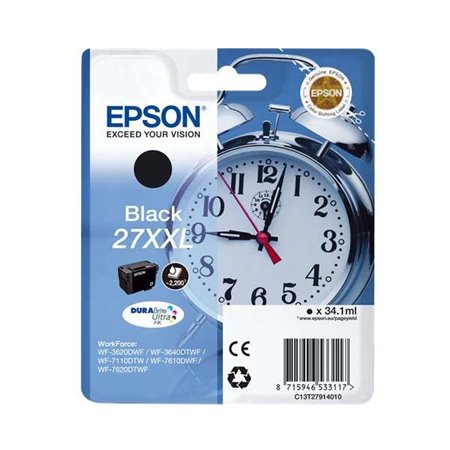 Tinteiro original preto Epson T2791 (27XXL) - C13T27914012