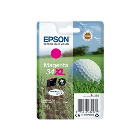 Tinteiro original Epson T3473 (34XL) Magenta - C13T34734010