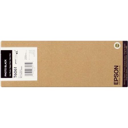 Tinteiro original fotográfico preto Epson T6061 - C13T606100