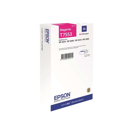 Tinteiro original Epson T7553 Magenta - C13T755340/C13T75534N