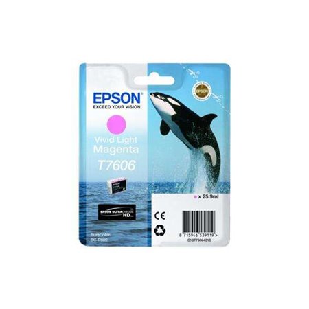 Tinteiro original Epson T7606 Magenta Light - C13T76064010