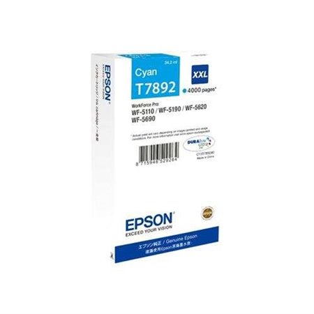 Tinteiro original Epson T7892 Ciano - C13T789240