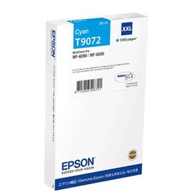Tinteiro original Epson T9072 Ciano - C13T907240
