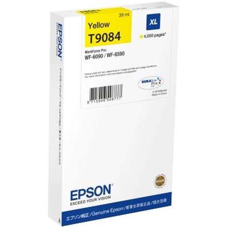 Tinteiro original Epson T9084 Amarelo - C13T908440