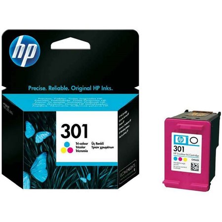 Tinteiro original HP 301 colorido - CH562EE