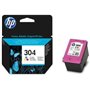 Tinteiro original HP 304 colorido - N9K05AE