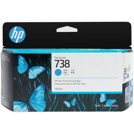 Tinteiro original HP 498N5A ciano - 738