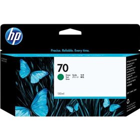 Tinteiro original HP 70 verde - C9457A