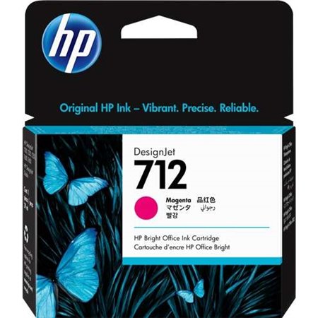 Tinteiro original HP 712 Magenta - 3ED68A