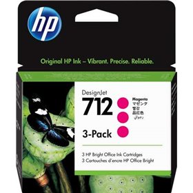 Tinteiros originais HP 712 Magenta, Pack de 3 - 3ED78A