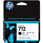 Tinteiro original preto HP 712 - 3ED70A