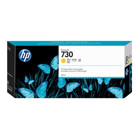 Tinteiro original HP 730 amarelo - P2V70A
