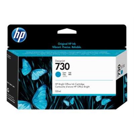 Tinteiro original HP 730 ciano - P2V62A