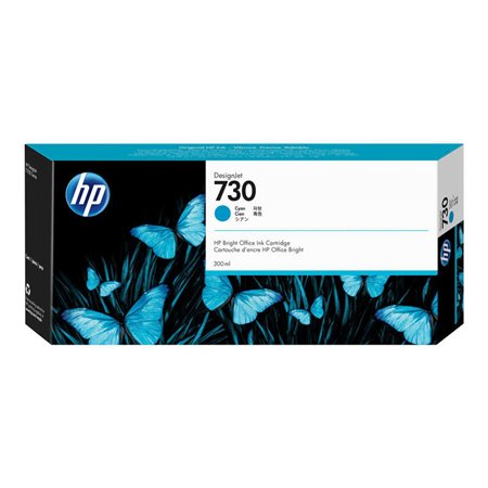 Tinteiro original HP 730 ciano - P2V68A