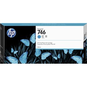 Tinteiro original HP 746 ciano - P2V80A