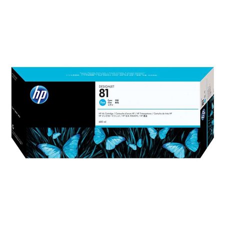 Tinteiro original HP 81 ciano - C4931A