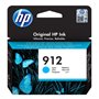 Tinteiro original HP 912 ciano - 3YL77AE