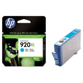 Tinteiro original HP 920XL ciano - CD972AE
