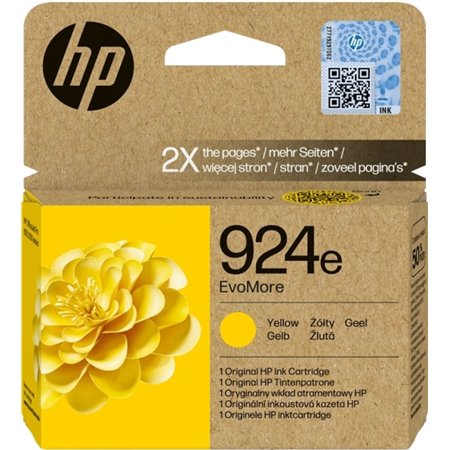 Tinteiro original amarelo HP 924e - 4K0U9NE