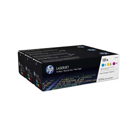 Toners originais HP CF211A/CF212A/CF213A, Pack de 3 unidades - 131A