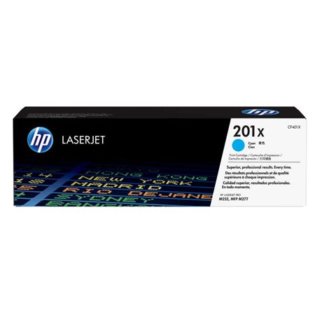 Toner original HP CF401X ciano - 201X