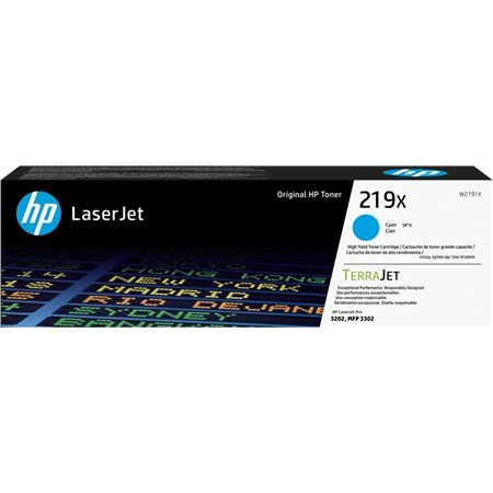 Toner original HP W2191X ciano - 219X