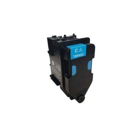 Toner original Konica Minolta TNP80 ciano - TNP80C/AAJW452