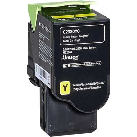 Lexmark C2325/C2425/C2535/MC2325/MC2425/MC2535/MC2640 Toner amarelo original - C2320Y0