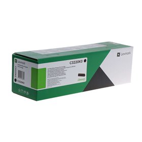 Toner original preto Lexmark C3324/C3326/MC3224/MC3326/MC3426 - C3220K0/C320010
