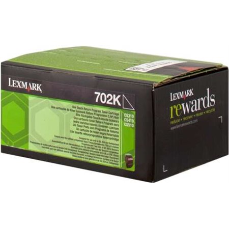 Toner original preto Lexmark CS310/CS410/CS510 - 70C20K0/70C20KE/702K