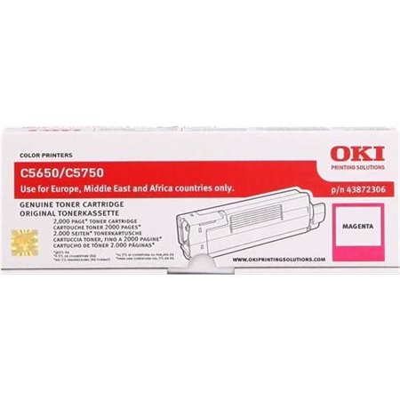 Toner original OKI C5650/C5750 Magenta - 43872306