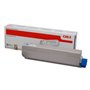 Toner original OKI C822 ciano - 44844615