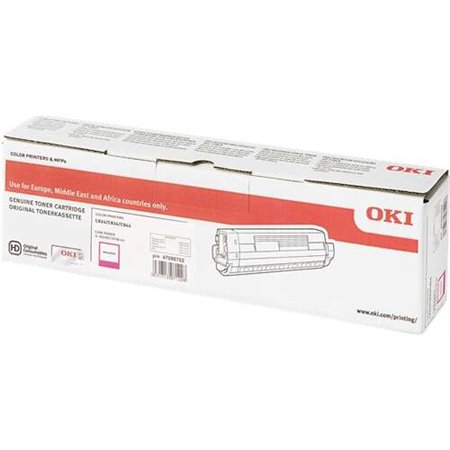 Toner original OKI C824/C834/C844 Magenta - 47095702