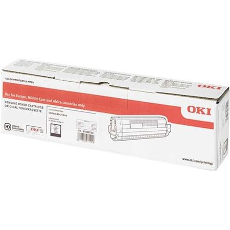 Toner original preto OKI C824/C834/C844 - 47095704