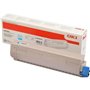 Toner original OKI C833/C843 ciano - 46443103