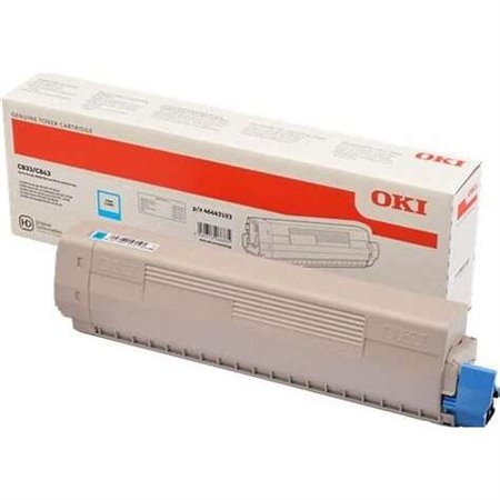 Toner original OKI C833/C843 ciano - 46443103