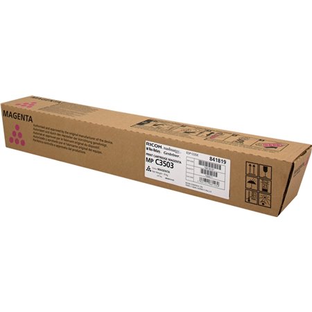 Ricoh Aficio MP-C3003/MP-C3004/MP-C3503/MP-C3504/MP-C4504/MP-C5504/MP-C6004 Toner amarelo original - 841818/841814