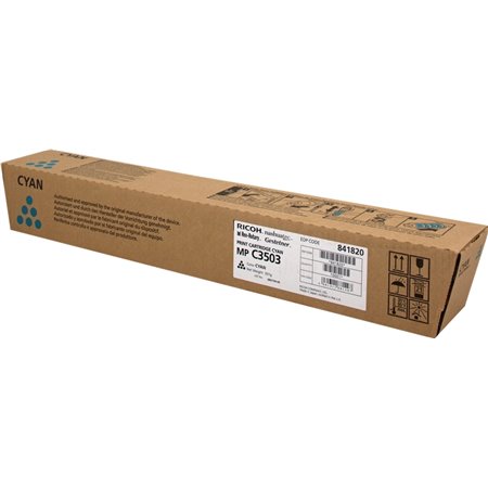 Ricoh Aficio MP-C3003/MP-C3004/MP-C3503/MP-C3504/MP-C4504/MP-C5504/MP-C6004 Toner ciano original - 841820/841816